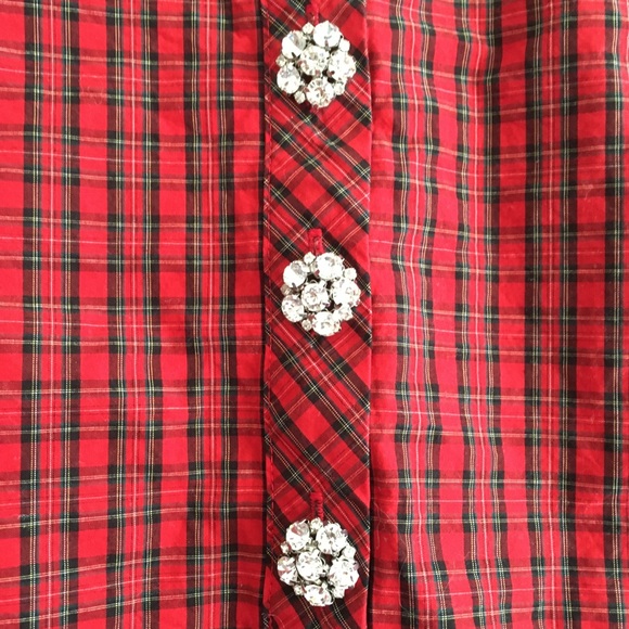 J.Crew | Glam Plaid Blouse - Picture 5 of 6